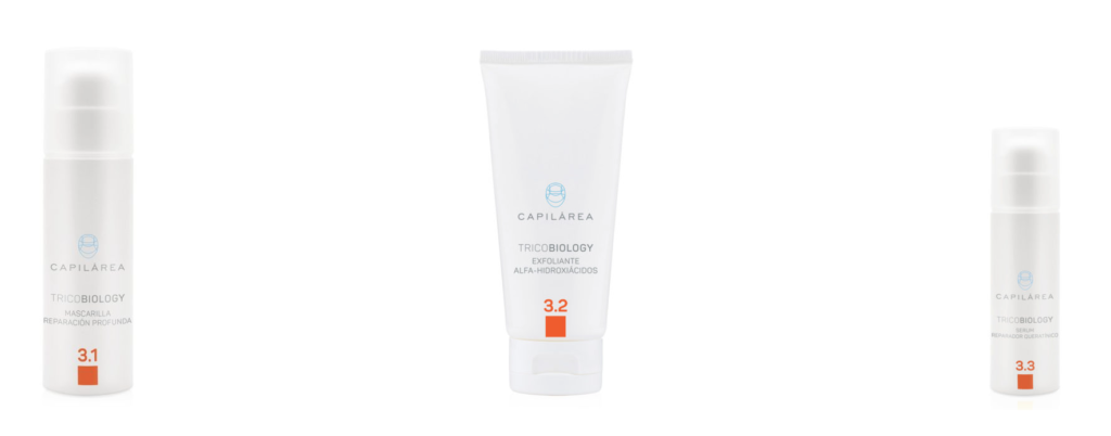 Mascarilla y exfoliante capilar de la tienda online de Capilárea